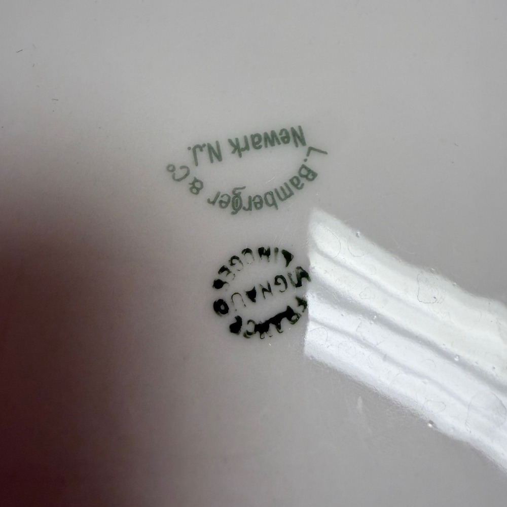 RARE. REPLACEMENT PEICES. Vignaud Limoges France L Bamberger Newark NJ Porcelain - Picture 3 of 3